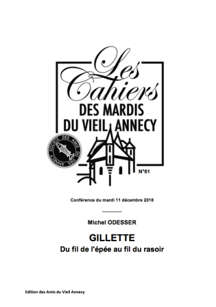 GILLETTE Du fil de l'épée au fil du rasoir